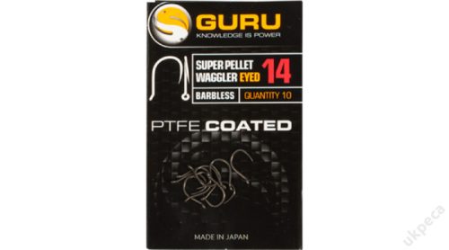 Guru Super Pellet Waggler Horog Barbless 10