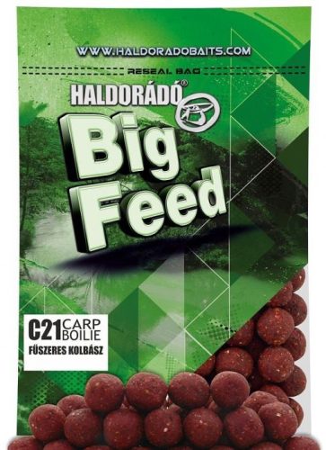 Haldorádó Big Feed C21 Etető Bojli Fűszeres Kolbász 21mm 800g