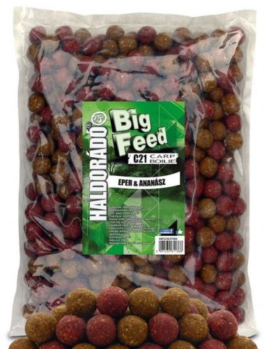 Haldorádó Big Feed C21 Etető Bojli Eper&Ananász 21mm 2,5kg