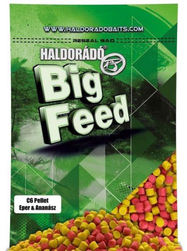 Haldorádó Big Feed C6 Etető Pellet Eper&Ananász 8mm 900g