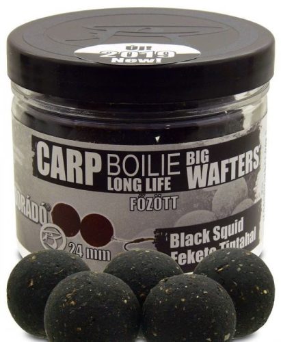 Haldorádó Long Life Big Wafters Csalizó Bojli Fekete Tintahal 24mm 70g