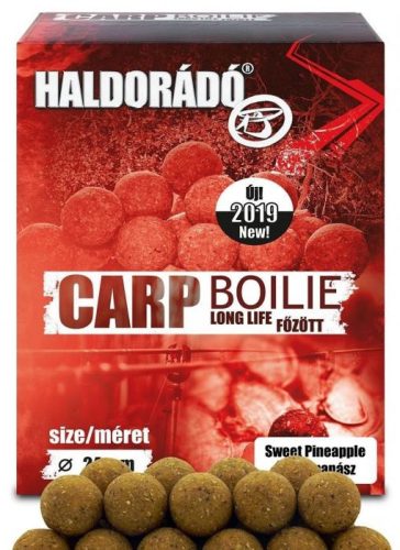 Haldorádó Carp Boilie Long Life Főzött Bojli Édes Ananász 800g 24mm