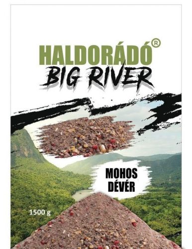 Haldorádó Big River Folyóvízi Etetőanyag Mohos Dévér 1,5kg