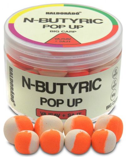 Haldorádó N-Butyric Big Carp Pop Up Csali Vajsav+Sajt 13,17mm 50g