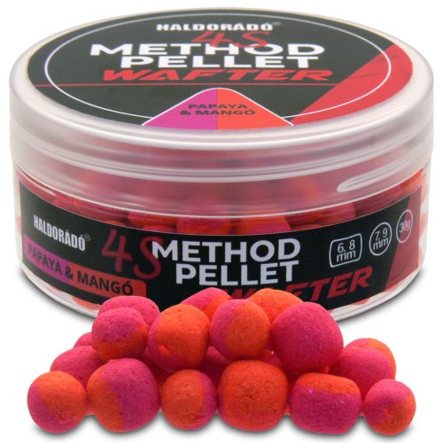 Haldorádó 4S Method Pellet Wafter 6,8mm 30g Papaya&Mangó