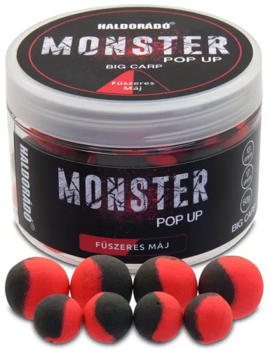 Haldorádó Monster Pop Up Big Carp 13,17mm fűszeres máj