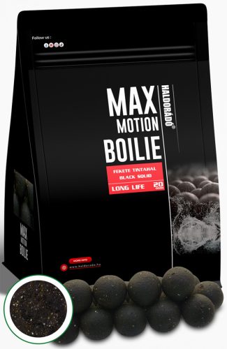 Haldorádó max motion long life bojli fekete tintahal 20mm 800g