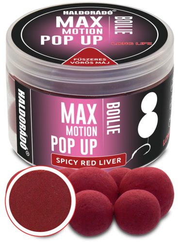 Haldorádó max motion long life pop up fűszeres vörös máj 16,20mm 50g