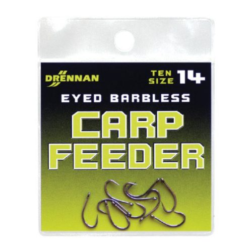 Drennan Eyed Barbless Carp Feeder Horog 10