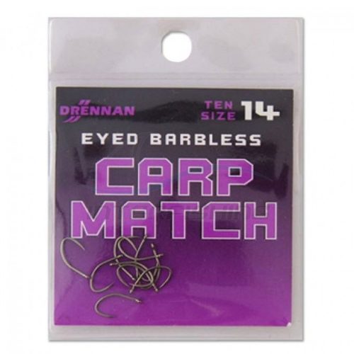 Drennan Eyed Barbless Carp Match Horog 8-as