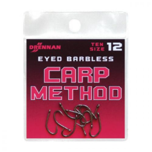 Drennan Eyed barbless Carp Method Horog 8