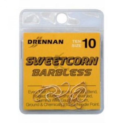 Drennan Sweetcorn Barbless Szakáll Nélküli Horog 6-os