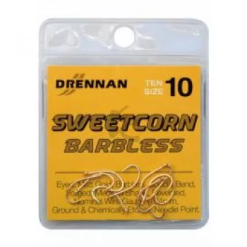 Drennan Sweetcorn Barbless Szakáll Nélküli Horog 10-es