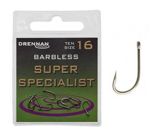 Drennan Super Specialist Barbless Szakáll Nélküli Horog 2-es