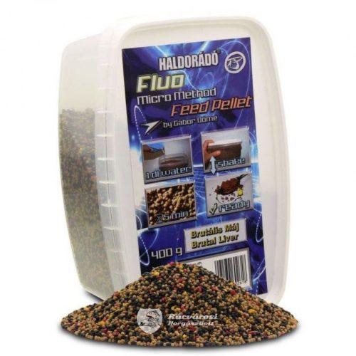 Haldorádó Fluo Micro Method Feed Pellet Brutális Máj