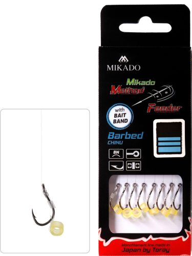 Mikado Method Feeder Csalikarikás Rig No. 10-es Előkötött Horgok