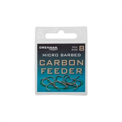 Drennan Carbon Feeder Micro Szakállas Horog 16-os