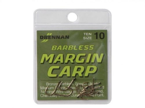 Drennan Barbless Margin Carp Szakáll Nélküli Horog 8-as