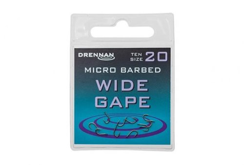 Drennan Micro Barbed Wide Gape Horog 10-es