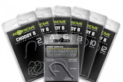 Korda Choddy Barbless Horog 10