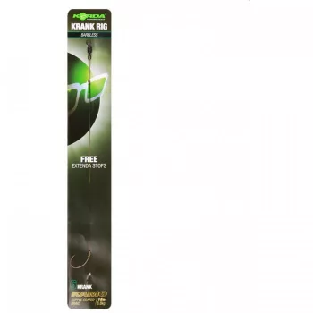 Korda Krank Rig Barbed Előkötött Horog 10-es