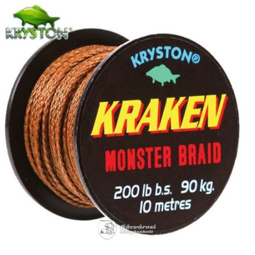 Kryston Kraken Monster előkezsinór 10m 200lb Brown