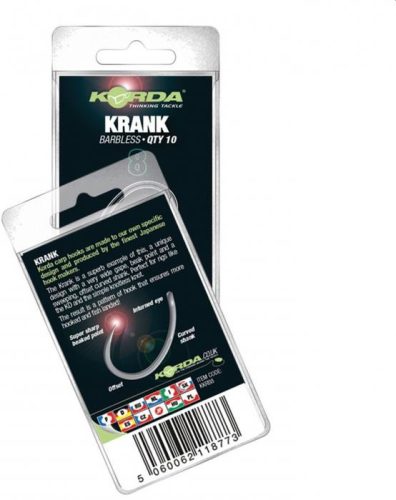 Korda Krank Barbless Horog 10