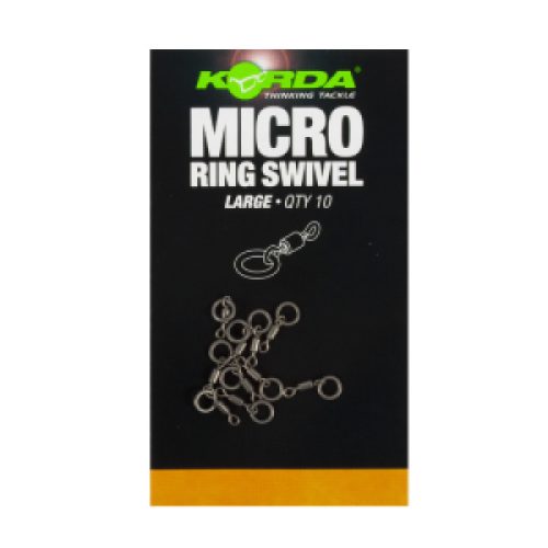Korda Micro Rig Ring Swivel Forgó Large 10db