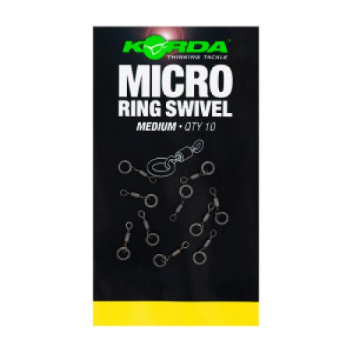 Korda Micro Rig Ring Swivel Forgó Medium 10db
