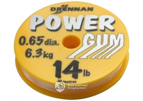 Power gum drennan 0,65mm víztiszta