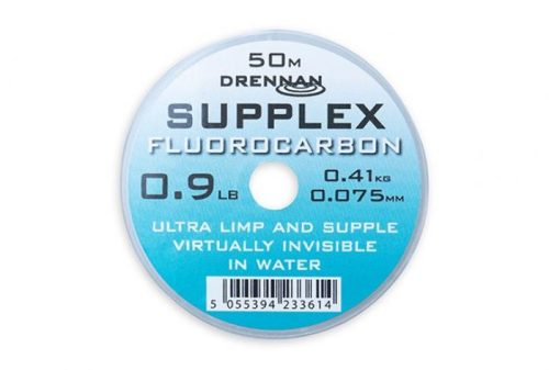 Drennan Supplex Fluorocarbon Zsinór 50m 0.9lb 0.075mm