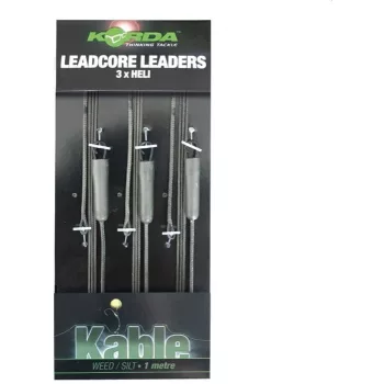 Korda Heli Leadcore Leaders Gravel 3x1m