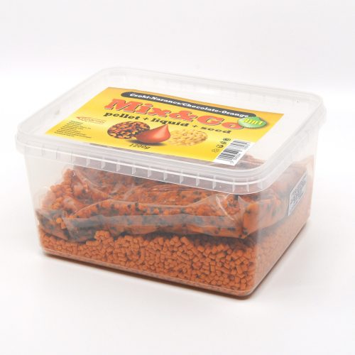 Tímár mix pellet box 1,2kg 3in1 csoki-narancs