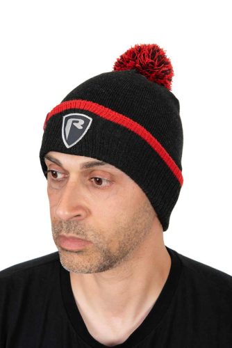 Fox rage voyager dark grey bobble hat téli sapka