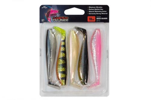 FOX Rage Zander Pro Shad UV Mixed Colour Pack Gumihalak 12cm