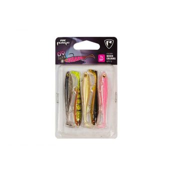 FOX Rage Slick Shad UV Mixed Colour Pack Gumihalak 7cm