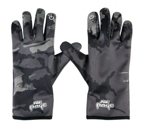 FOX RAGE Thermal Camo Gloves Kesztű L-es