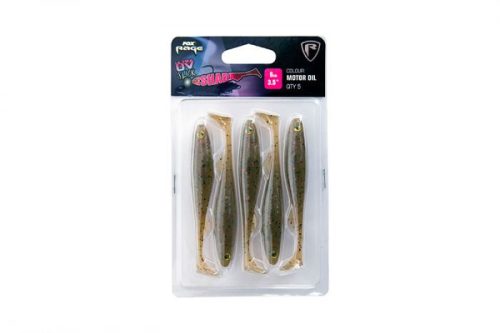 FOX Rage Slick Shad Motor Oil Ultra UV Packs Gumihalak 9cm