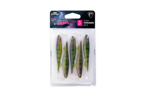 FOX Rage Slick Shad Stickleback Ultra UV Packs Gumihalak 9cm