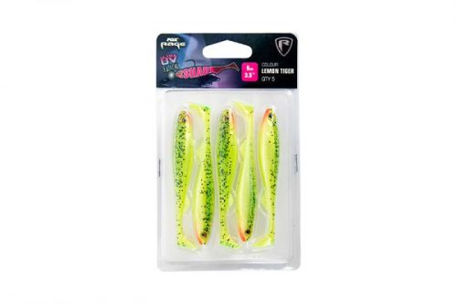 FOX Rage Slick Shad Lemon Tiger Ultra UV Packs Gumihalak 9cm