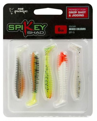 FOX Rage Spinkey Shad Mixed Colour Pack Gumihalak 9cm