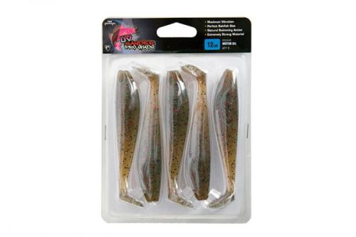 FOX Rage Zander Pro Shad Motor Oil Ultra UV Pack Gumihalak 7.5cm