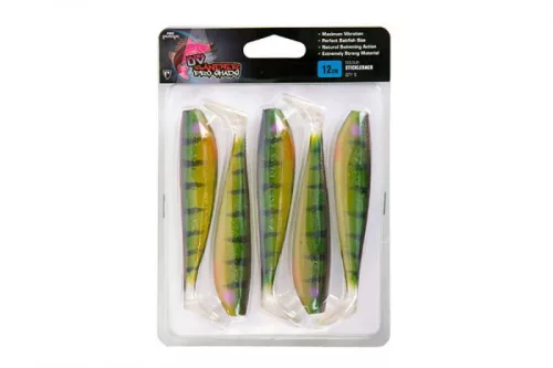 FOX Rage Zander Pro Shad Stickleback Ultra UV Pack Gumihalak 10cm