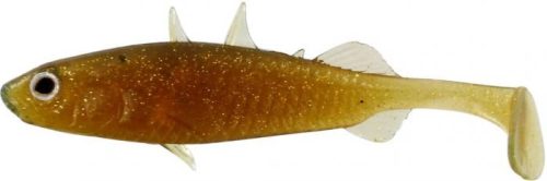 Westin Stanley The Stickleback Shadtail Gumihal 7,5cm 4g Motoroil Gold