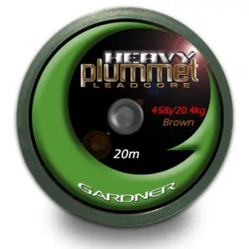 Gardner Heavy Plummet Leadcore Előke Zsinór Brown 20m 45lb