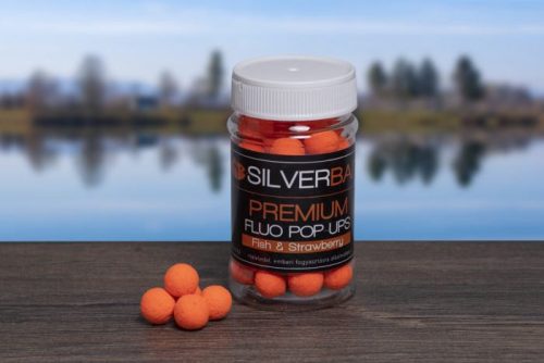 Silver Baits Premium Pop Up Fish-Strawberry 12mm