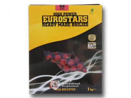 SBS Eurostar Ready-Made Boilies 1kg 16mm Cranberry