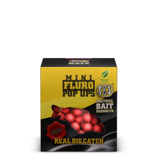 SBS Mini Fluro Pop Ups Cranberry 8mm 20g