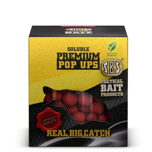 SBS Soluble-Oldódó Premium Pop Ups Krill-Halibut 100g 16-18-20mm