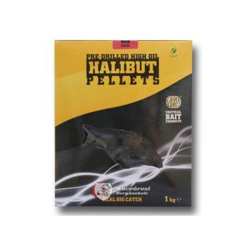   SBS High Oil/magas olajtartalmú Pre-drilled Halibut Pellets 1Kg 14mm